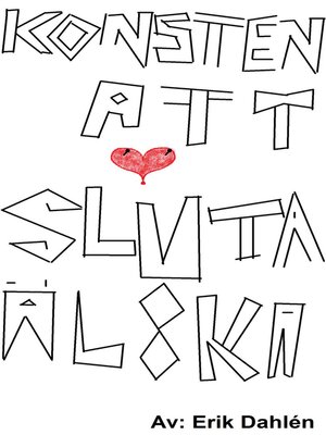 cover image of Konsten att sluta älska